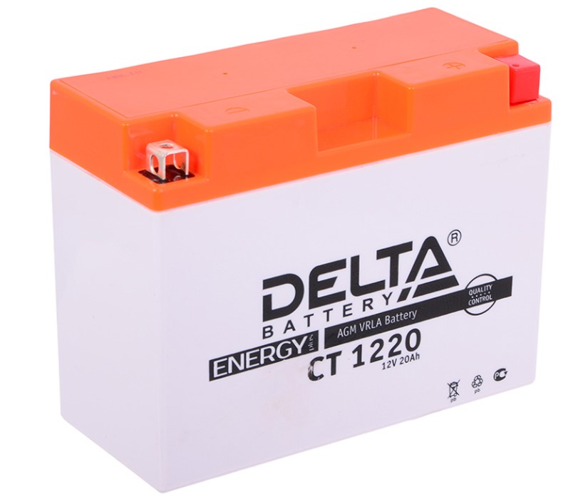 DELTA CT 1220 20 Ач УЦЕНКА - аккумулятор легковой