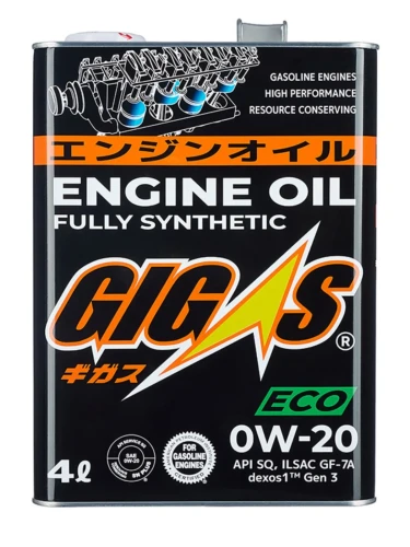 GIGAS масло SQ/GF-7A  0W20 4л синт