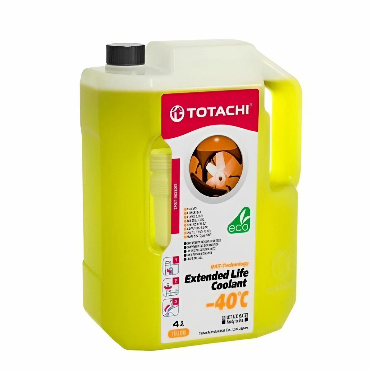 Антифриз TOTACHI EXTENDED LIFE (желтый) 4л