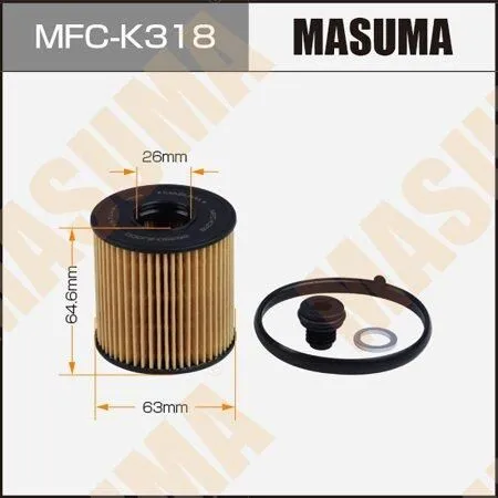 MFC-K318 фильтр масляный Masuma (OE0160 JS)