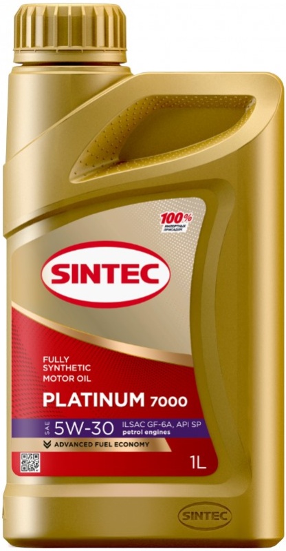 SINTEC масло Платинум 7000 5W-30 SP/GF-6A 1л синт