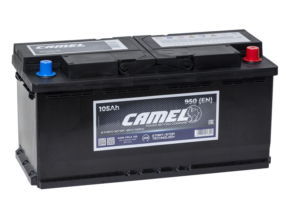 CAMEL AGM 105 Ач обр.п. (0) УЦЕНКА 2024г - аккумулятор легковой