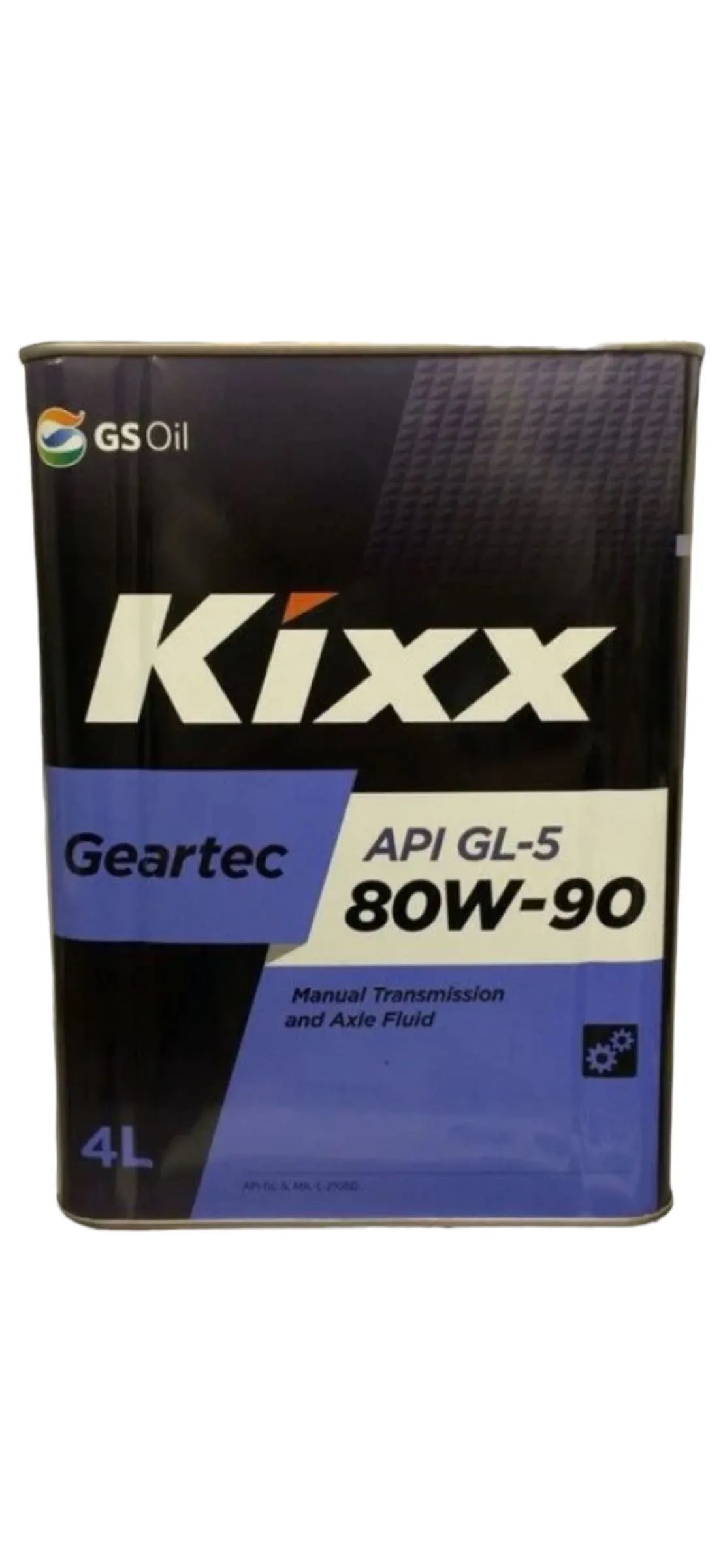 Kixx масло Geartec GL-5 80W-90 4л п/с