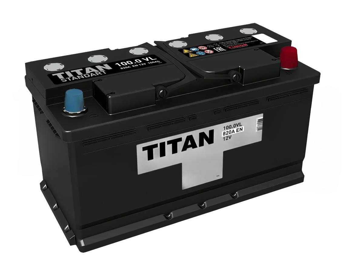TITAN STANDART 100 Ач обр.п (0) - аккумулятор легковой