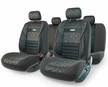 Чехлы велюр-жакард 11пр. COMF ANTHRACITE CMB-1105