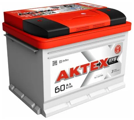 АКТЕХ EFB 60 Ач прям.п. (1) - аккумулятор легковой