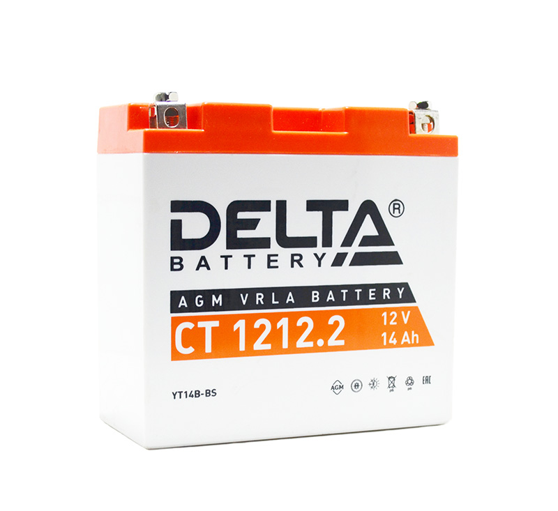 DELTA CT 1212.2 12 Ач УЦЕНКА - аккумулятор легковой