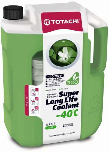 Антифриз TOTACHI SUPER LONG LIFE (зеленый) 4л