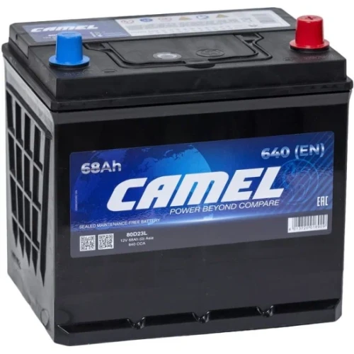 CAMEL 68 Ач (80 D 23L) (0) - аккумулятор для азиатских автомобилей