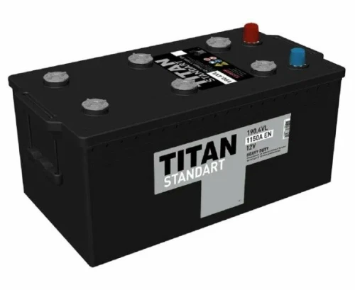 TITAN STANDART 190Ач (конус) прям.п. (4) - аккумулятор легковой