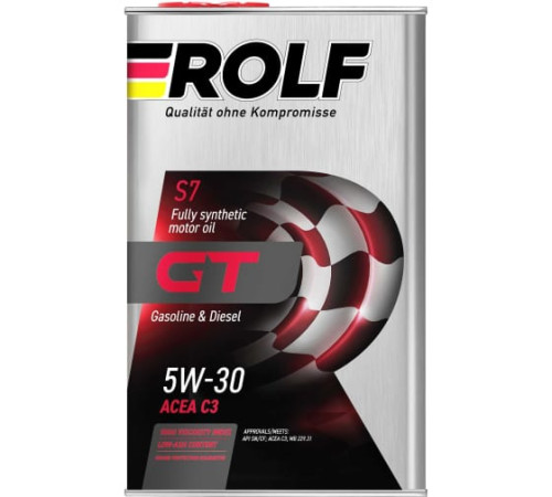 ROLF масло GT 5W30 SN/CF 4л синт, мет