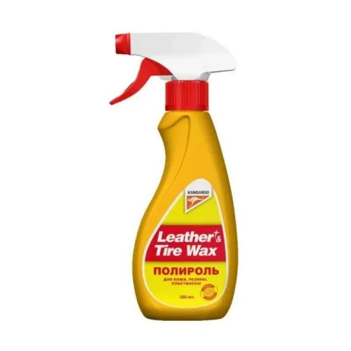 Кенгуру Полироль Блеск Leather&Tire 500мл 330125