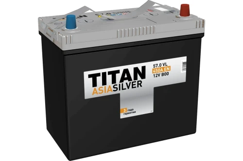 TITAN EFB ASIA 57 Ач (B 24 L) обр.п. (0) - аккумулятор для азиатских автомобилей