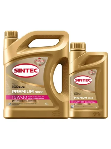 SINTEC масло ПРЕМИУМ 9000 5W-30 A3/B4 5л(Акция)