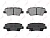 LYNX колодки дисковые BD-3634 (PN-0538) тормозные