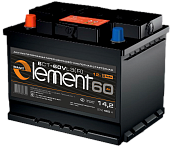 Element 60 Ач прям.п. (1) - аккумулятор легковой