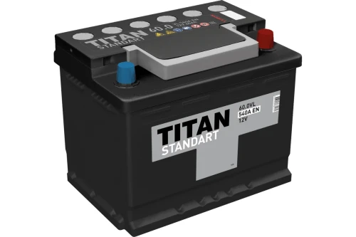 TITAN STANDART 60 Ач обр.п (0) - аккумулятор легковой