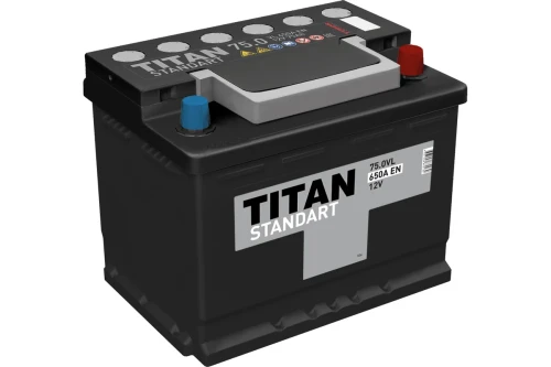 TITAN STANDART 75 Ач обр.п (0) - аккумулятор легковой