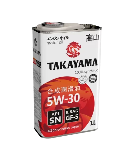 TAKAYAMA Adaptec 5W30 GF-5 SN 1л (металл)