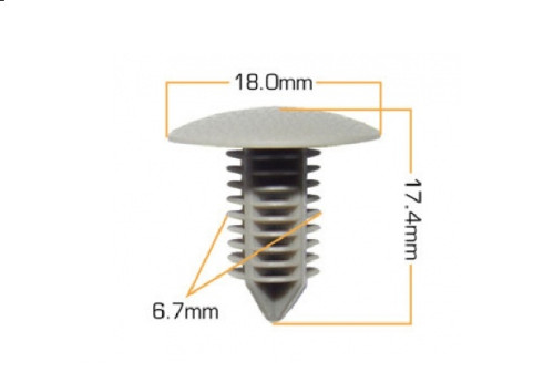 811-KJ клипса крепежная
