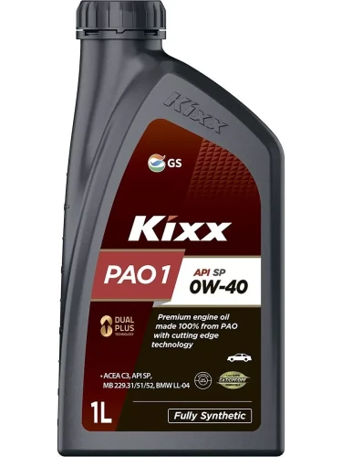 Kixx масло PAO1 SP/C3-16 0W-40 /1л  синт.