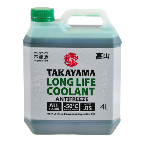 Антифриз TAKAYMA Long Life Coolant Green (-50) 4л