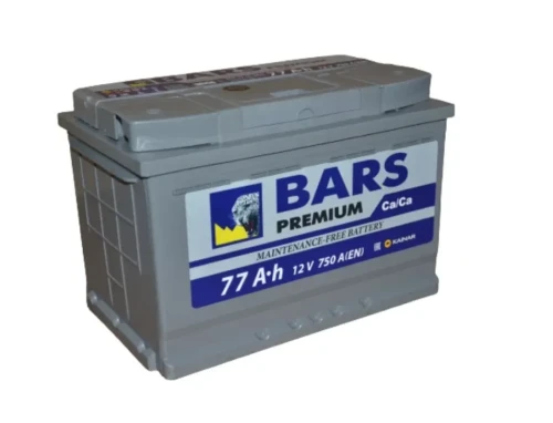BARS Premium 77 Ач прям.п. (1) - аккумулятор легковой