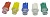 AVS светодиод.лампа 12v T10 T011 WHITE 1шт. цоколь T10