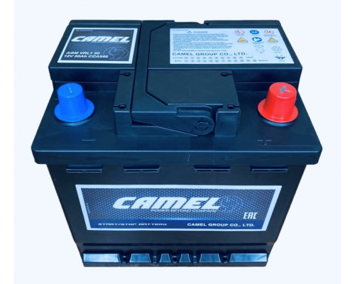 CAMEL AGM 50 Ач обр.п. (0) - аккумулятор легковой
