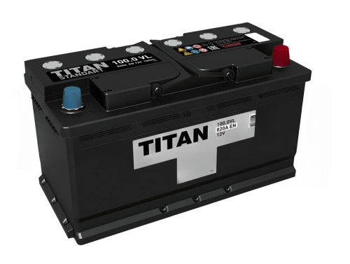 TITAN STANDART 100 Ач обр.п (0) - аккумулятор легковой