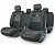 Чехлы велюр-жакард 11пр. COMF ANTHRACITE CMB-1105