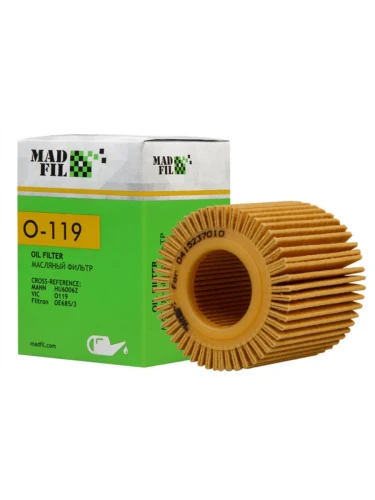 O-118 фильтр масляный MADFIL