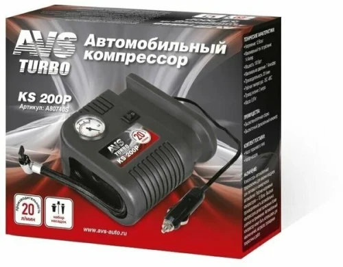 AVS Компрессор автомобильный КА580
