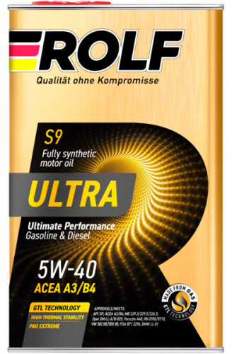 ROLF масло Ultra 5W30 A3/B4/SP 1л синт мет