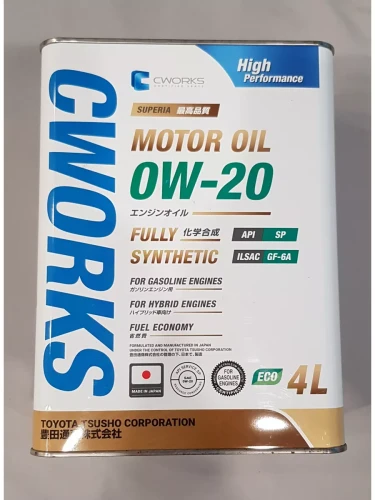 SUPERIA SWORKS OIL 0W20 SP/GF-6А 4л синт.